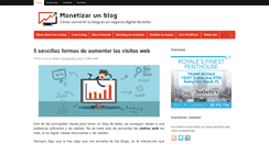 Desktop Screenshot of monetizarunblog.com